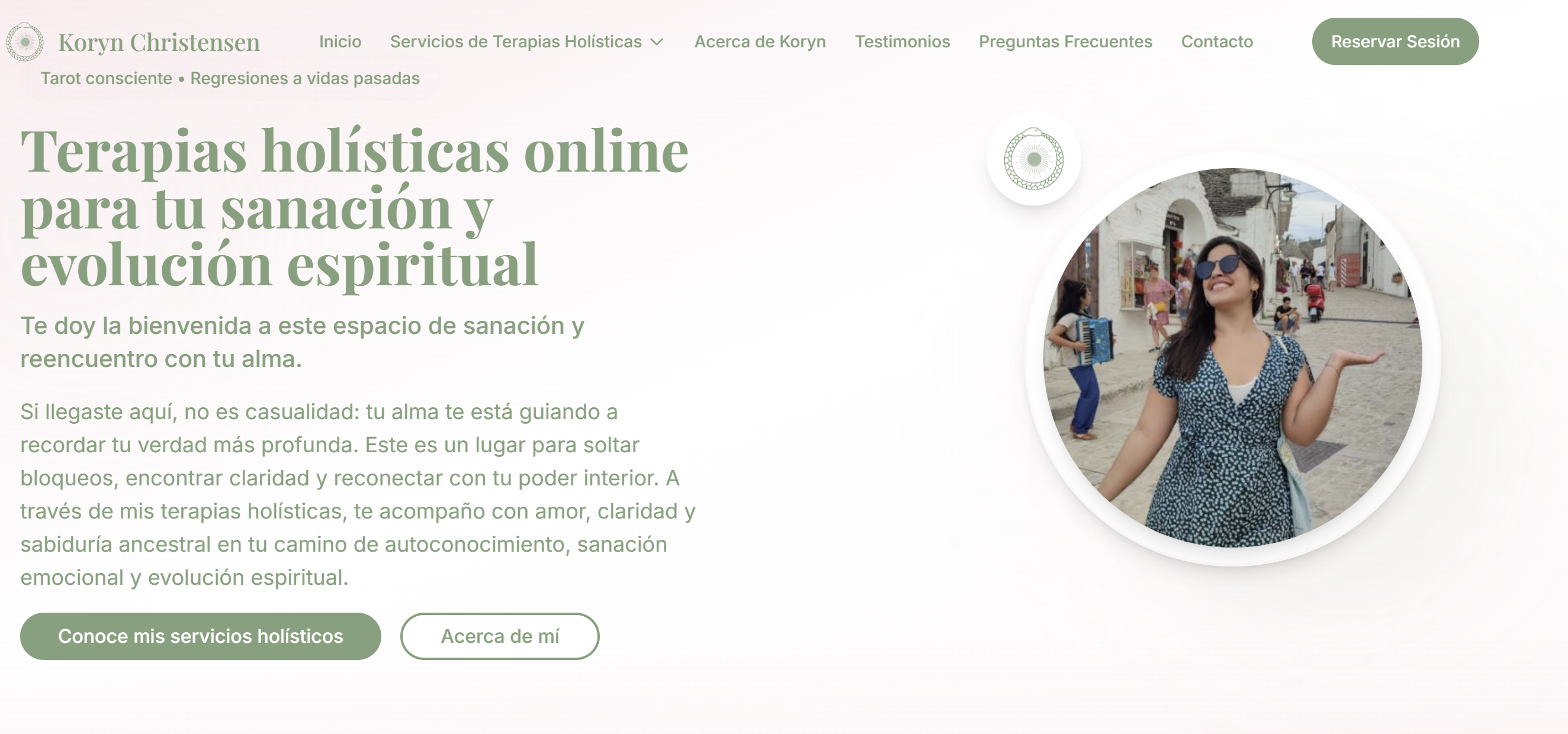 Koryn Christensen - Plataforma de terapias holísticas online