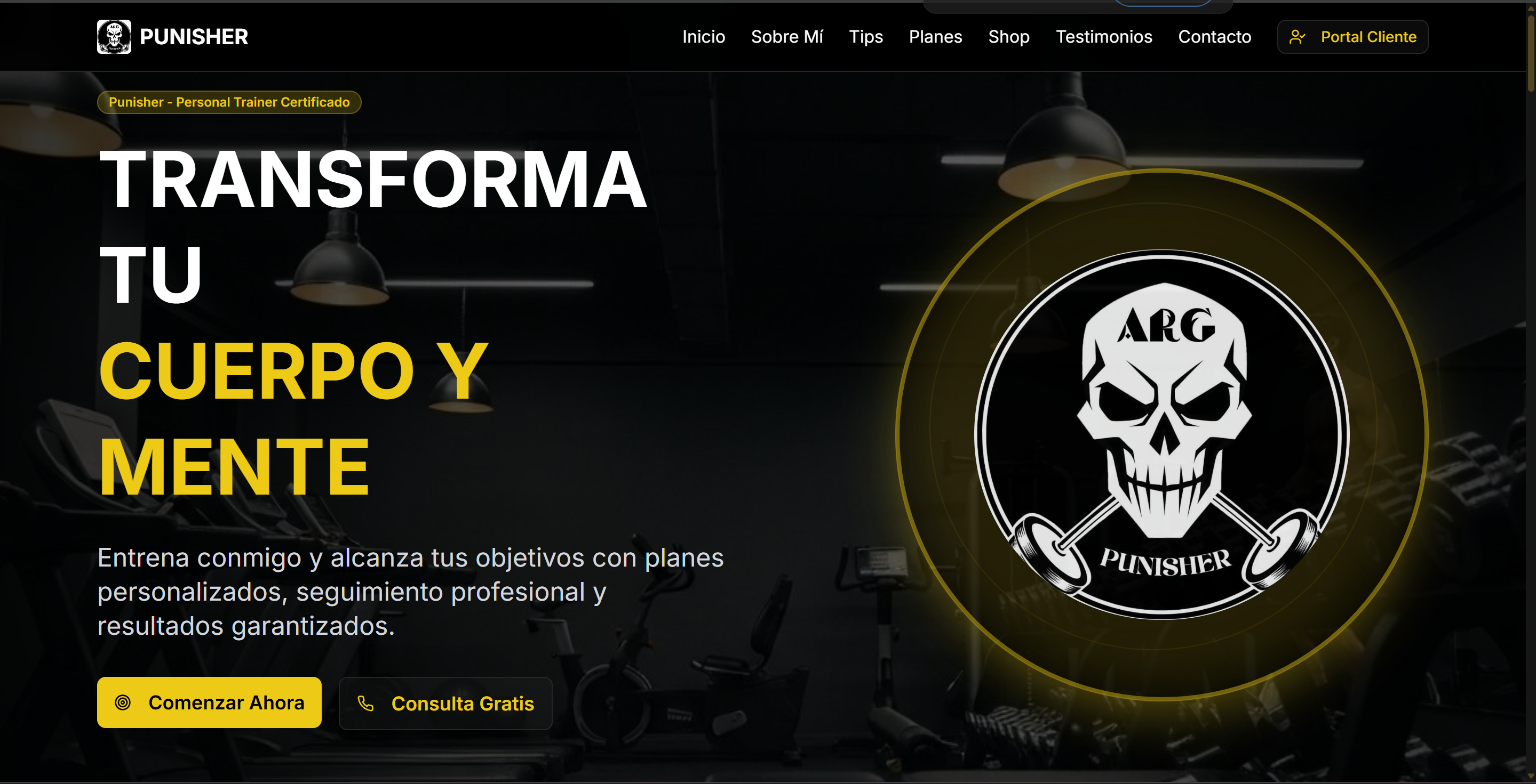 Team Punisher - Sistema de gestión de alumnos para entrenadores